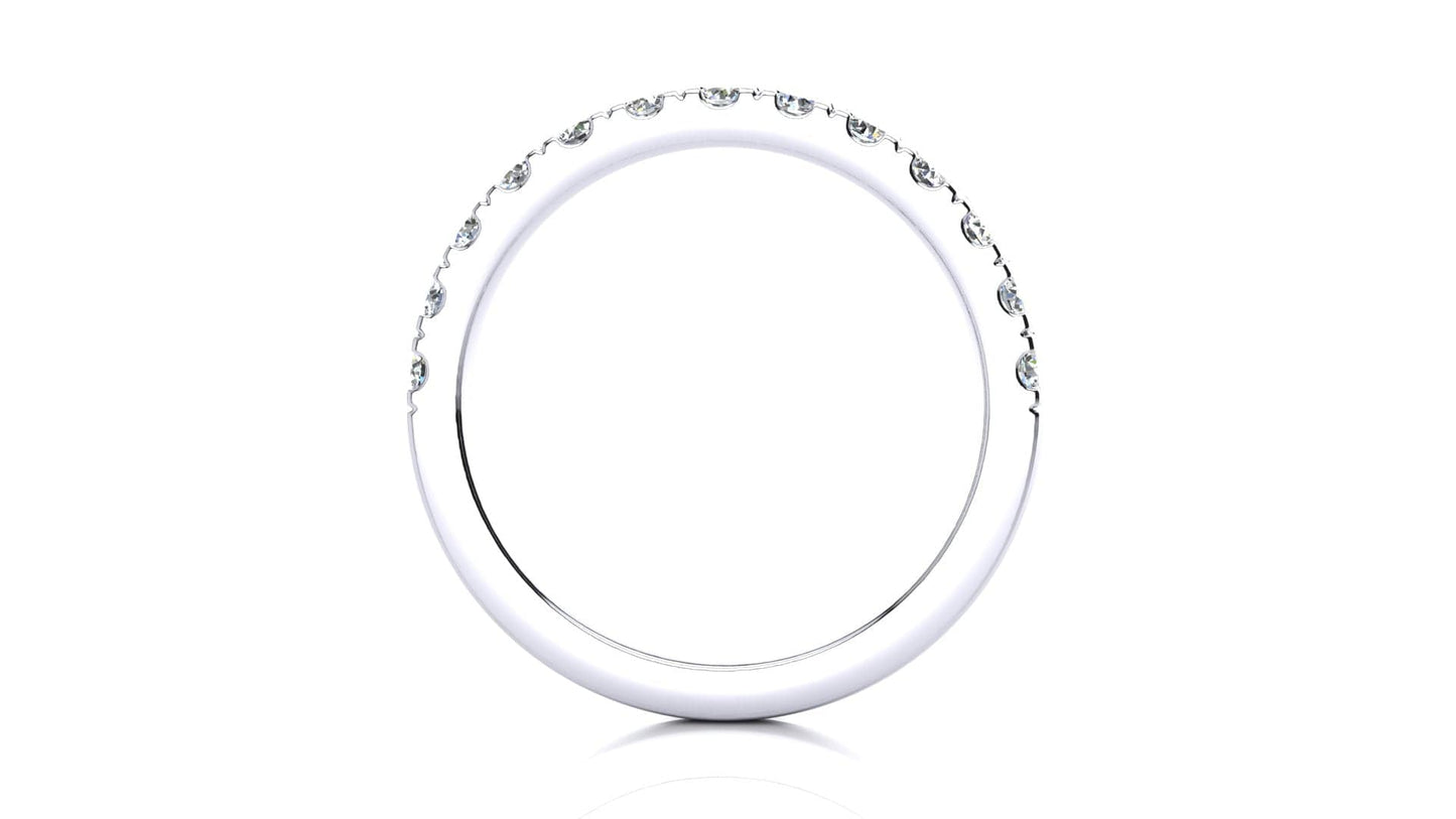 RINGS Micropavé 1/2 Carat Diamond Wedding Band Micropave Venus Ring 1/2 CT | Storyandhearts.com