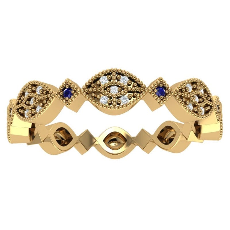 RINGS Odessa .11 Carat Diamond Stackable Band