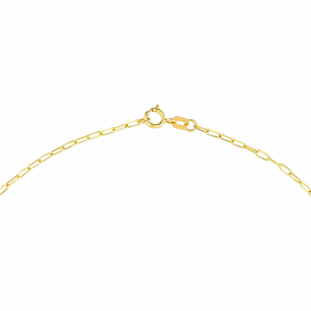 Peperclip 15x8mm East to West Cross w/1.7mm PaperClip Chain
