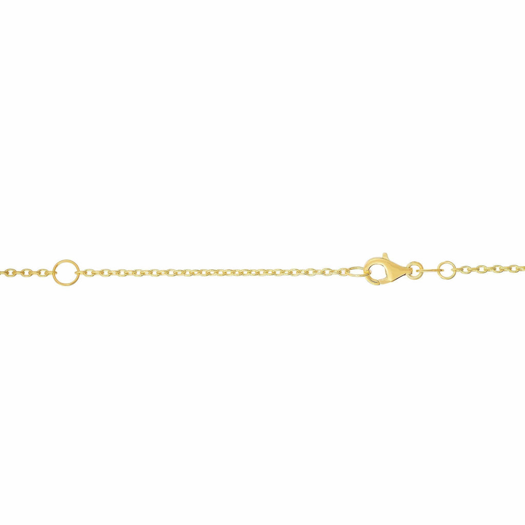 Necklace 14K White Gold / LABGROWN EF/VS Clarity (Best) Conor's 1/4 Carat Diamond Pendant with Adjustable 16-18" Necklace Shop Diamond Pendant | Diamond Necklaces | Storyandhearts.com