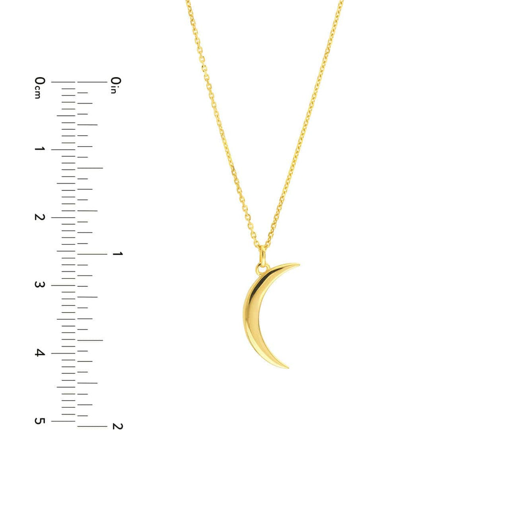 Necklace Crescent Moon Pendant Necklace