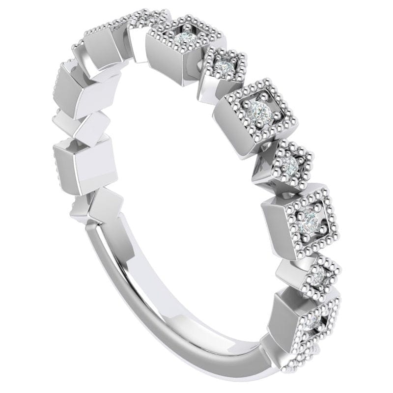 RINGS Gracie .11 Carat Diamond Stackable Band