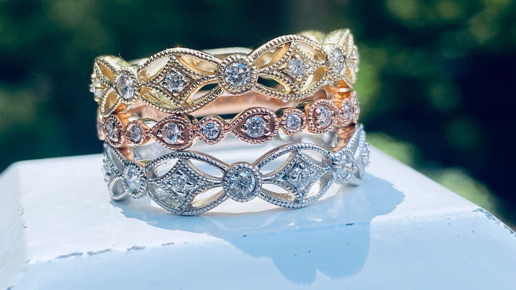 RINGS Jessica .25 Carat Diamond Stackable Band