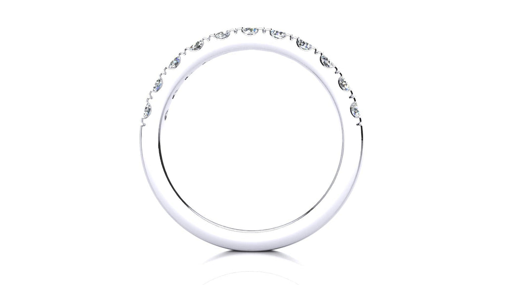 RINGS Micropavé 1/2 Carat + Diamond Wedding Band
