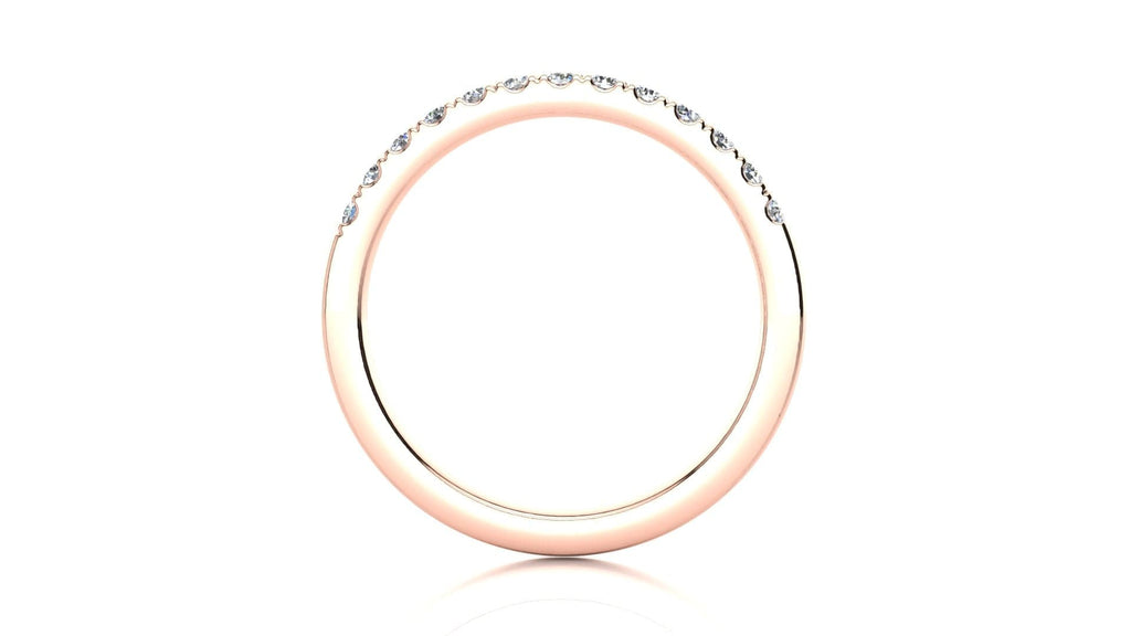 RINGS Micropavé 1/4 Carat Diamond Wedding Band Micropavé Venus Ring 1/4 CT | Storyandhearts.com