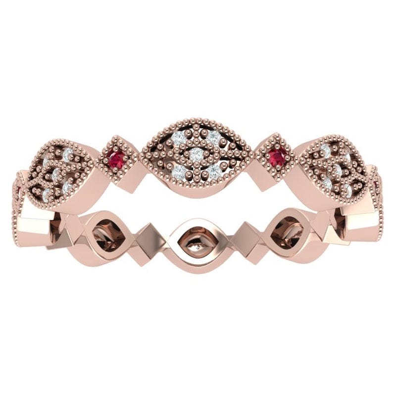 RINGS Odessa .11 Carat Diamond Stackable Band