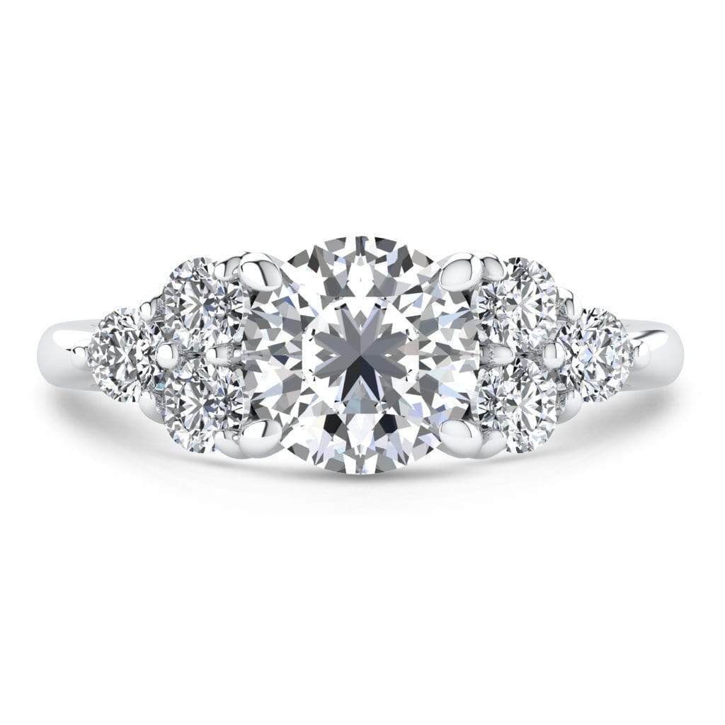 Ring 2.00 Carat / 14K White Gold Roxy | VS Lab Grown Diamond Engagement Ring