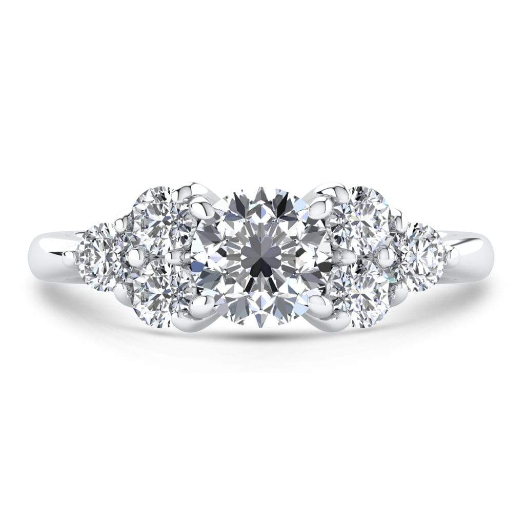 Ring 1.00 Carat / 18K White Gold Roxy | VS Lab Grown Diamond Engagement Ring