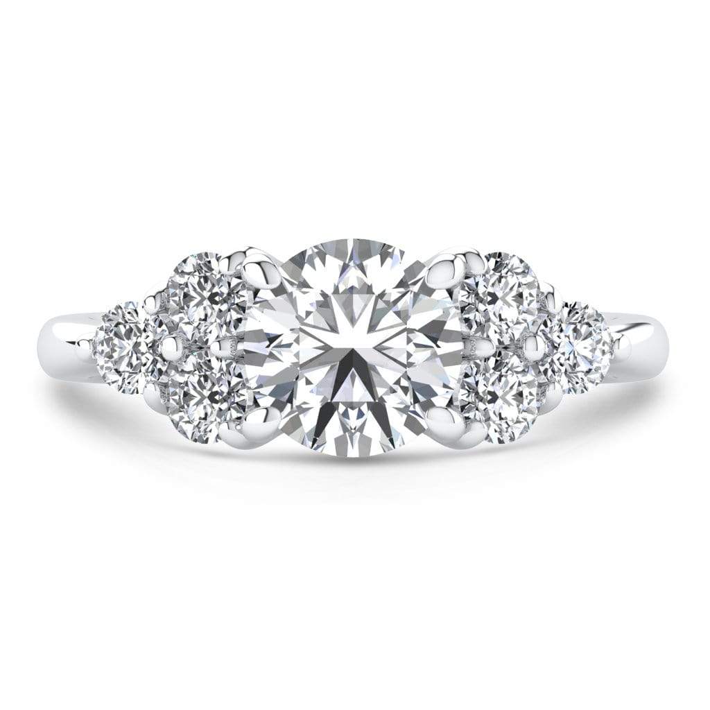 Ring 1.50 Carat / 18K White Gold Roxy | VS Lab Grown Diamond Engagement Ring