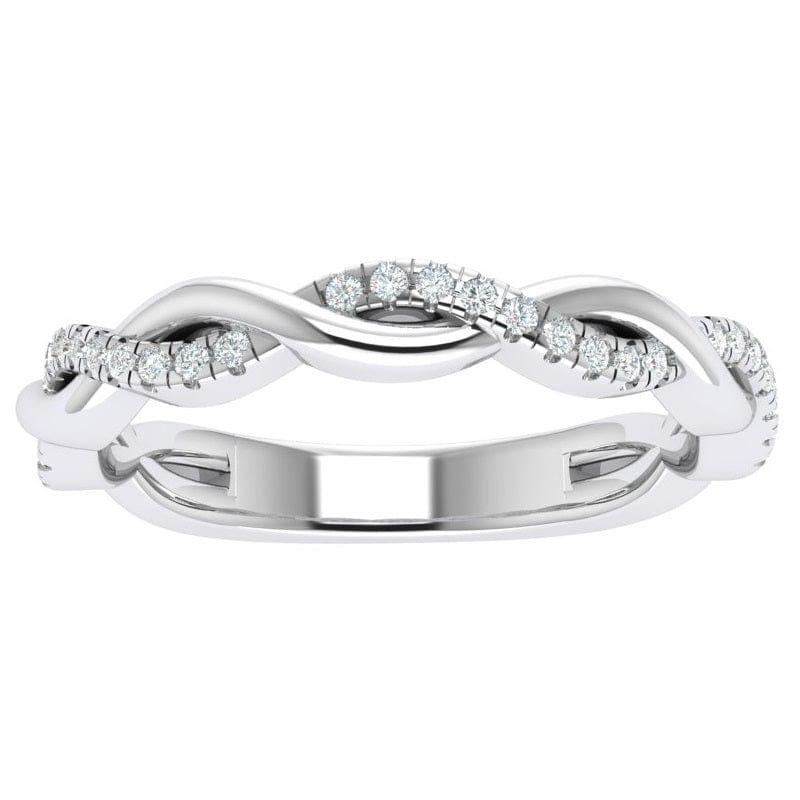 RINGS Samantha .18 Carat Diamond Stackable Band