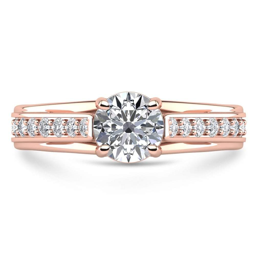 Ring 1.00 Carat / 14K Rose Gold Talya | VS Lab Grown Diamond Engagement Ring