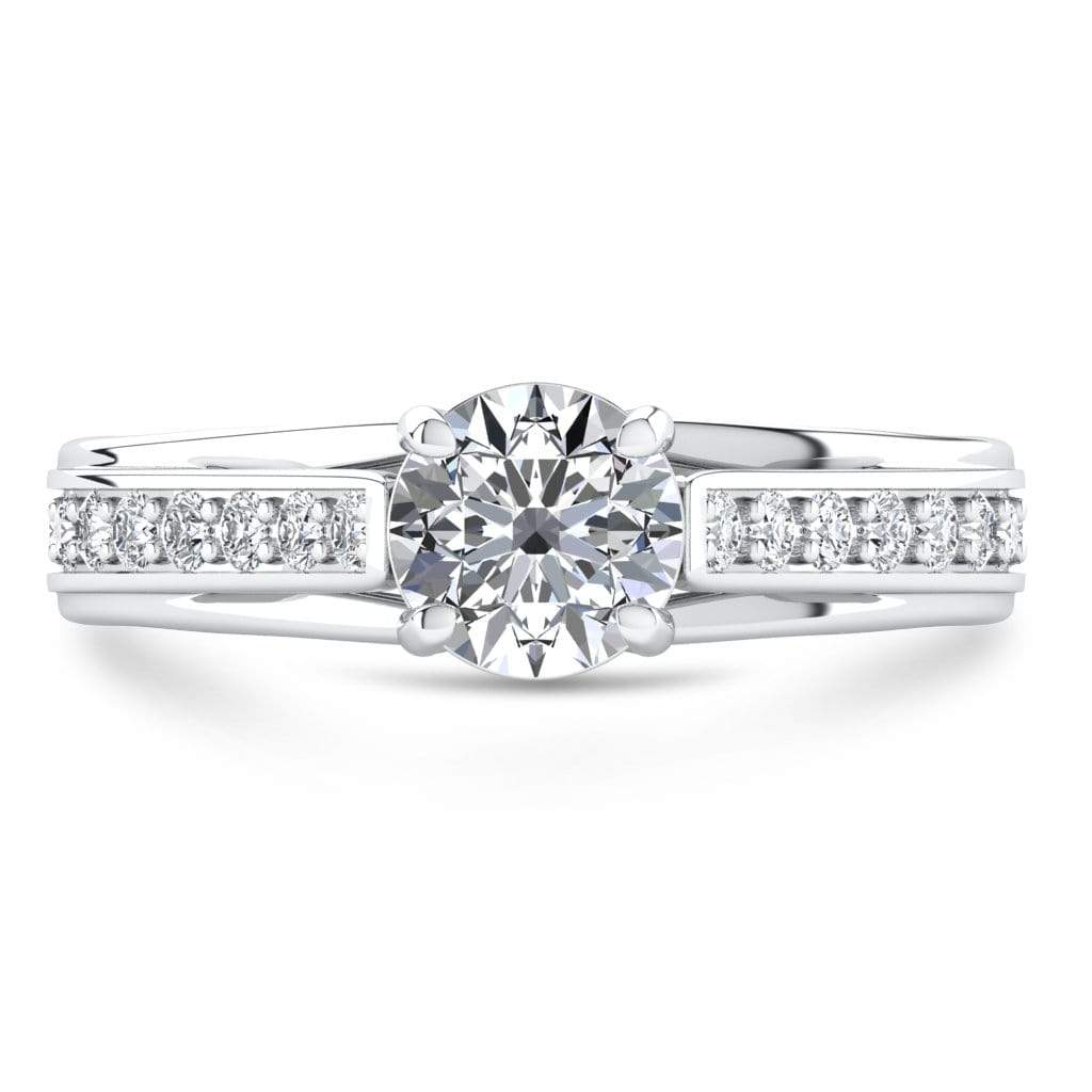 Ring 1.00 Carat / 14K White Gold Talya | VS Lab Grown Diamond Engagement Ring