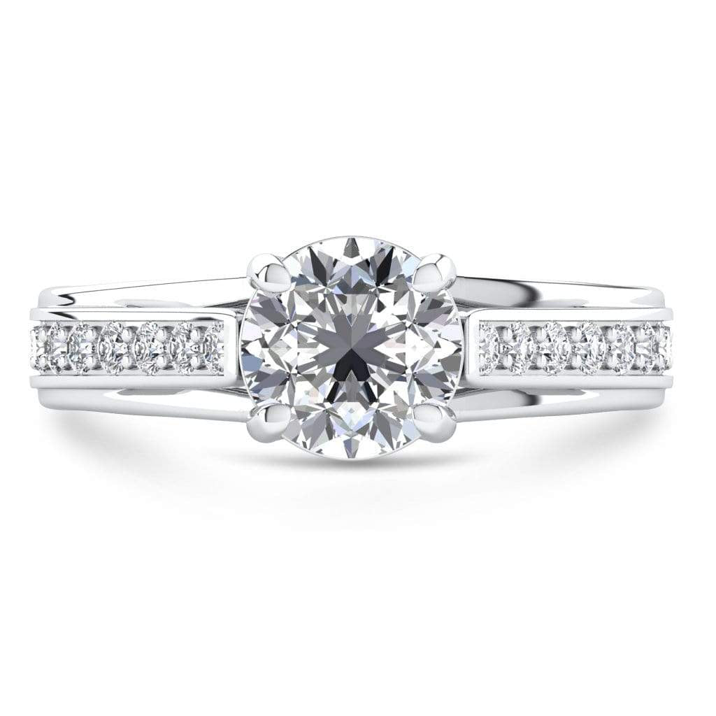 Ring 1.50 Carat / 14K White Gold Talya | VS Lab Grown Diamond Engagement Ring
