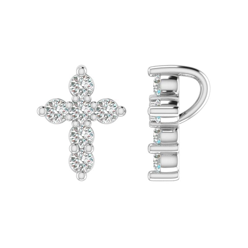Earrings Three-Prong Martini Round Lab Created Diamond Stud Earrings (2.00 ct. tw.)
